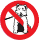 chiens non admis